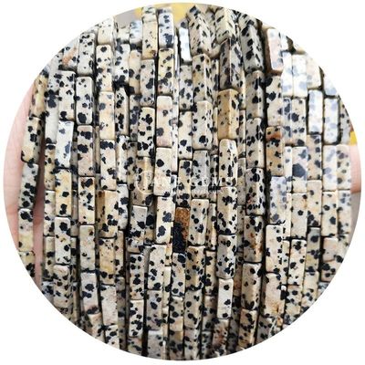 Grosir Batu permata kristal alami persegi panjang Kuboid manik-manik batu longgar manik-manik aksesoris manik-manik kubus spacers untuk perhiasan