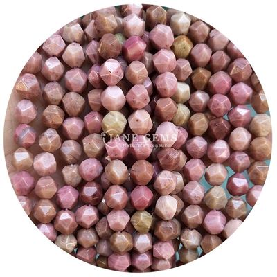 Grosir Batu permata kristal alami berfaceted manik-manik berfaceted batu longgar manik-manik aksesoris rombus manik-manik spacer untuk perhiasan