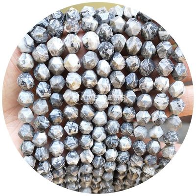 Grosir Batu permata kristal alami berfaceted manik-manik berfaceted batu longgar manik-manik aksesoris rombus manik-manik spacer untuk perhiasan