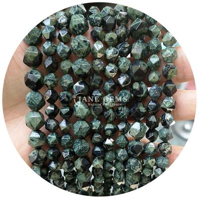 Grosir Batu permata kristal alami berfaceted manik-manik berfaceted batu longgar manik-manik aksesoris rombus manik-manik spacer untuk perhiasan
