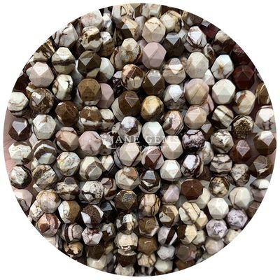 Grosir Batu permata kristal alami berfaceted manik-manik berfaceted batu longgar manik-manik aksesoris rombus manik-manik spacer untuk perhiasan