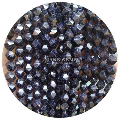 Grosir Batu permata kristal alami berfaceted manik-manik berfaceted batu longgar manik-manik aksesoris rombus manik-manik spacer untuk perhiasan