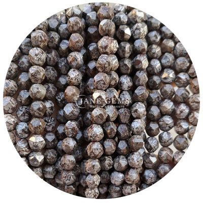 Grosir Batu permata kristal alami berfaceted manik-manik berfaceted batu longgar manik-manik aksesoris rombus manik-manik spacer untuk perhiasan