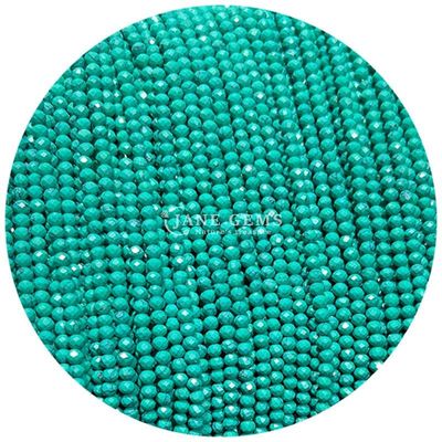 Batu permata manik kristal alami berfacet bulat bentuk kecil topaz merah aventurine
