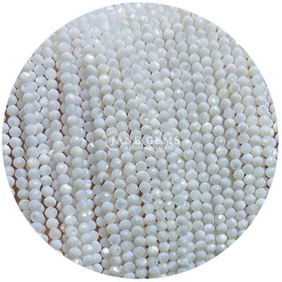 Batu permata manik-manik kristal alami berfacet bulat bentuk kecil sitrin sunstone bebas manik untaian untuk gelang