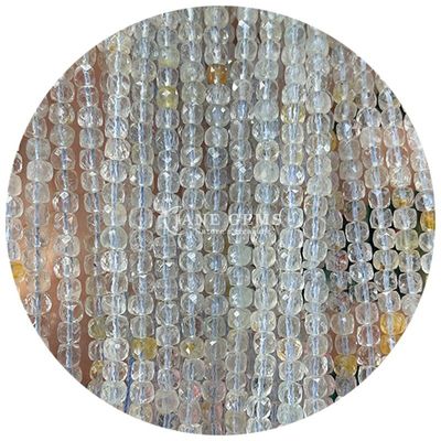Grosir batu permata alami manik-manik longgar fluorit batu kristal manik-manik longgar moonstone manik-manik longgar spacers untuk perhiasan Diy