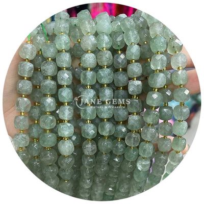 Grosir batu permata alami manik-manik longgar fluorit batu kristal manik-manik longgar moonstone manik-manik longgar spacers untuk perhiasan Diy