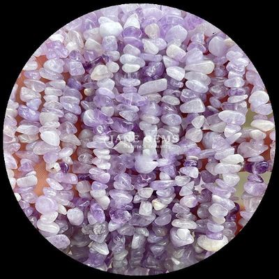Citrine Hitam Batu permata Rutilated Manik kristal alami Bentuk tidak teratur Chip kerikil Batu longgar manik untaian Untuk gelang