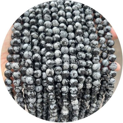 Grosir Batu Alam Jasper Bulat Permata Lolos 8mm Labradorite Lolos Permata Mawar Kuarsa Bulat Permata Spacer Untuk Perhiasan
