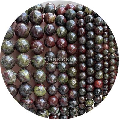 Grosir Batu Alam Jasper Bulat Permata Lolos 8mm Labradorite Lolos Permata Mawar Kuarsa Bulat Permata Spacer Untuk Perhiasan