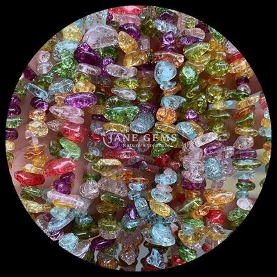 Permata Agate Merah Manik-manik Kristal Alam Bentuk Irregular Chip Kerikil Batu Lolos Manik-manik Untaian Untuk Gelang