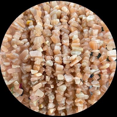 Akuamarin Fluorit Permata Manik-manik Kristal Alam Bentuk Irregular Chip Kerikil Batu Lolos Manik-manik Untaian Untuk Gelang