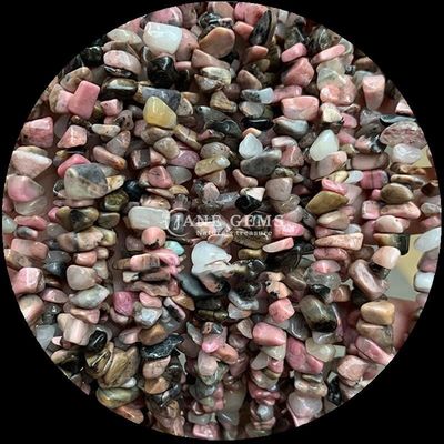 Akuamarin Fluorit Permata Manik-manik Kristal Alam Bentuk Irregular Chip Kerikil Batu Lolos Manik-manik Untaian Untuk Gelang
