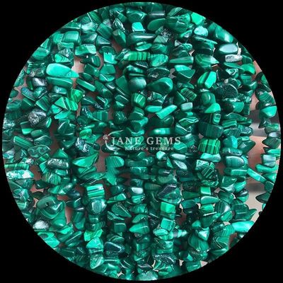 Moganite Amazonite Apatite Permata Manik-manik Kristal Alam Bentuk Irregular Chip Kerikil Batu Lolos Untaian Manik-manik Untuk Gelang
