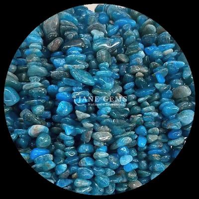 Moganite Amazonite Apatite Permata Manik-manik Kristal Alam Bentuk Irregular Chip Kerikil Batu Lolos Untaian Manik-manik Untuk Gelang