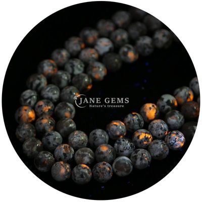 Grosir batu permata alami bulat bebas manik-manik 8mm Hematite bebas manik-manik Lava Batu bulat Agate manik-manik spacers untuk Perhiasan M