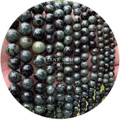 Grosir batu permata alami bulat bebas manik-manik 8mm Hematite bebas manik-manik Lava Batu bulat Agate manik-manik spacers untuk Perhiasan M