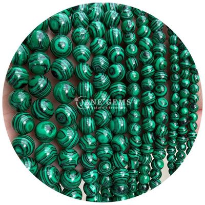 Grosir batu permata alami bulat bebas manik-manik 8mm Hematite bebas manik-manik Lava Batu bulat Agate manik-manik spacers untuk Perhiasan M