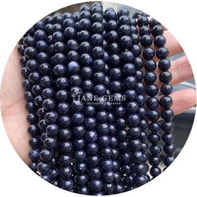Grosir batu permata alami bulat bebas manik-manik 8mm Hematite bebas manik-manik Lava Batu bulat Agate manik-manik spacers untuk Perhiasan M