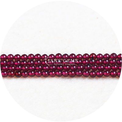 Grosir Batu permata alami manik-manik longgar 8mm Rhodolite manik-manik longgar bulat Multicolor tourmaline manik-manik spacer untuk perhiasan