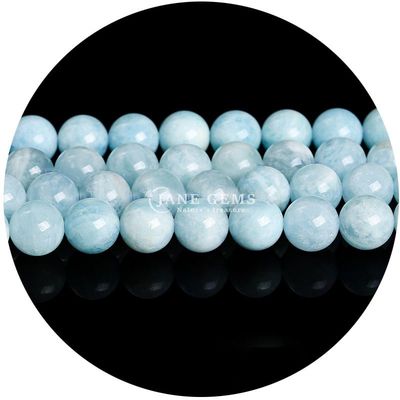 Grosir Natural 2A Plum Blossom Tourmaline Round Loose Beads Moonstone Flourite Sunstone Beads Spacers untuk Perhiasan