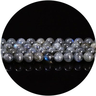 Grosir Natural 2A Plum Blossom Tourmaline Round Loose Beads Moonstone Flourite Sunstone Beads Spacers untuk Perhiasan