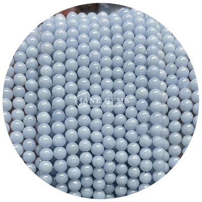 Grosir Natural 2A Tourmaline Bulat Lolos Manik Moonstone Lolos Batu Manik Pelangi Fluorit Manik Spacer untuk Perhiasan