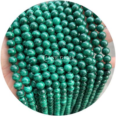 Grosir Natural 2A Tourmaline Bulat Lolos Manik Moonstone Lolos Batu Manik Pelangi Fluorit Manik Spacer untuk Perhiasan