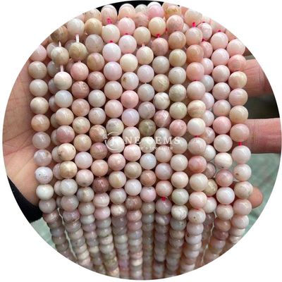 Grosir Natural 2A Tourmaline Bulat Lolos Manik Moonstone Lolos Batu Manik Pelangi Fluorit Manik Spacer untuk Perhiasan