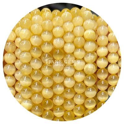 Grosir Batu permata alami Kerucut Lolos Bulat 8mm Blue Gypsum Kerucut Lolos Bulat Hematite Kerucut Spacer untuk pembuatan perhiasan