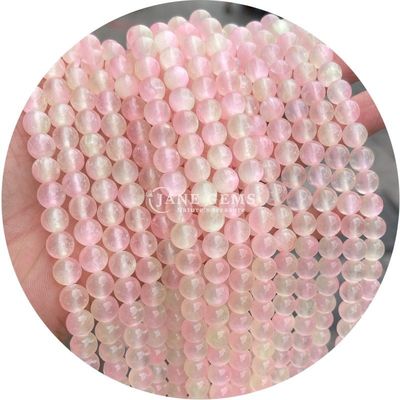 Grosir Batu permata alami Kerucut Lolos Bulat 8mm Blue Gypsum Kerucut Lolos Bulat Hematite Kerucut Spacer untuk pembuatan perhiasan