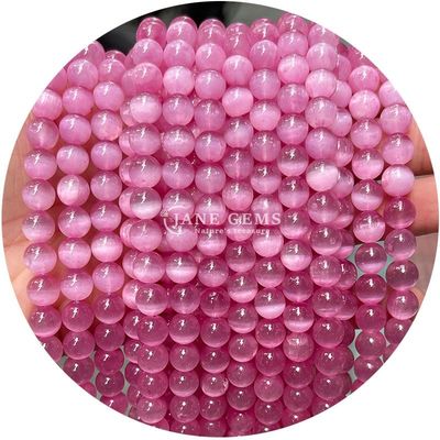Grosir Batu permata alami Kerucut Lolos Bulat 8mm Blue Gypsum Kerucut Lolos Bulat Hematite Kerucut Spacer untuk pembuatan perhiasan