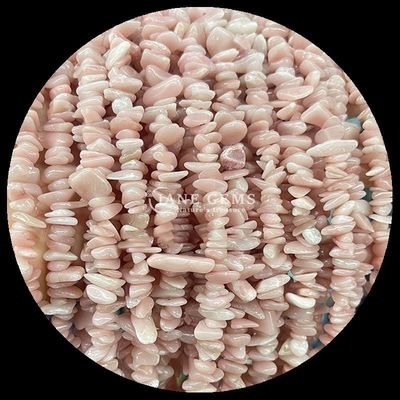 Batu Bulan Tourmaline Permata Manik Kristal Alam Bentuk Irregular Chip Kerikil Batu Lolos Untaian Manik Untuk Gelang