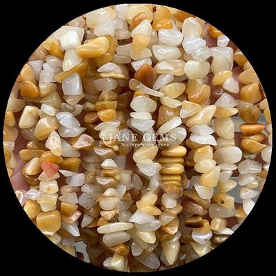 Green Aventurine Gems Bead Natural Crystal Irregular Shape Chip Gravel Stone Loose Bead Strands Untuk Gelang
