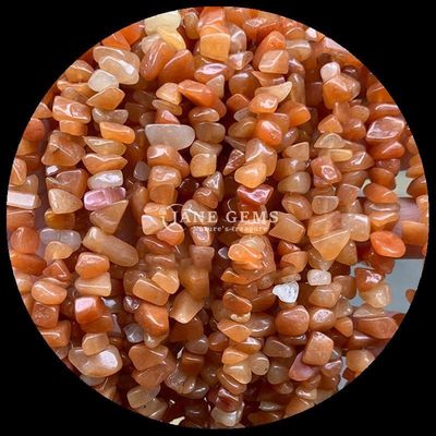 Green Aventurine Gems Bead Natural Crystal Irregular Shape Chip Gravel Stone Loose Bead Strands Untuk Gelang