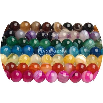 Grosir Batu permata alami Kerucut Lolos Bulat 8mm Blue Gypsum Kerucut Lolos Bulat Hematite Kerucut Spacer untuk pembuatan perhiasan