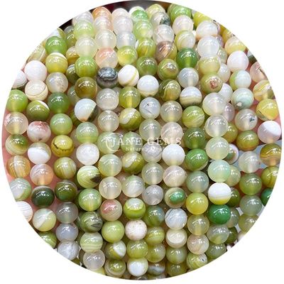 Grosir Batu permata alami Kerucut Lolos Bulat 8mm Blue Gypsum Kerucut Lolos Bulat Hematite Kerucut Spacer untuk pembuatan perhiasan