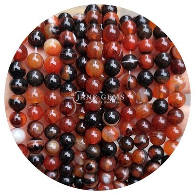 Grosir Batu permata alami Kerucut Lolos Bulat 8mm Blue Gypsum Kerucut Lolos Bulat Hematite Kerucut Spacer untuk pembuatan perhiasan