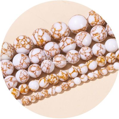 Grosir batu permata alami bulat bebas manik-manik 8mm bergaris Agate bergaris bebas manik-manik bulat manik-manik spacer untuk perhiasan