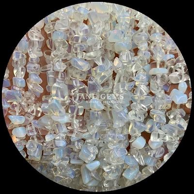 Sodalite Mookite Gems Bead Natural Crystal Bentuk Irregular Chip Gravel Stone Loose Bead Strands Untuk Gelang