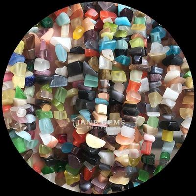 Tourmaline Natural Turquoise Bead Natural Crystal Bentuk Irregular Chip Gravel Stone Loose Bead Strands Untuk Gelang