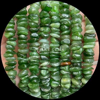 Tourmaline Natural Turquoise Bead Natural Crystal Bentuk Irregular Chip Gravel Stone Loose Bead Strands Untuk Gelang