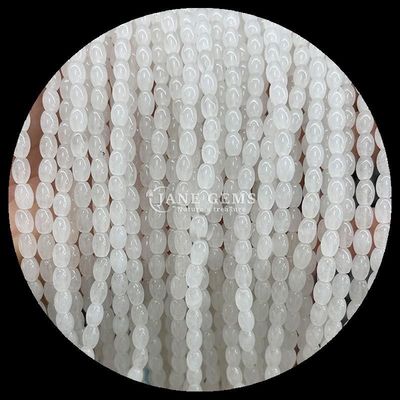 Tiger's Eye Yellow Aventurine Gem Bead Natural Crystal Rice Shape Stone Loose Bead Strands Untuk Gelang