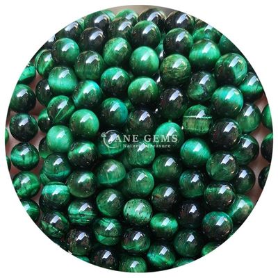 Grosir Batu Alami Batu Bulat 8mm Mata Harimau Mata Harimau Mawar Merah Mata Harimau Merah Mata Harimau Bulat Jarak Untuk Perhiasan