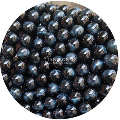 Grosir Batu Alami Batu Bulat 8mm Mata Harimau Mata Harimau Mawar Merah Mata Harimau Merah Mata Harimau Bulat Jarak Untuk Perhiasan
