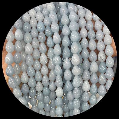 Lapis Lazuli Hijau Aventurine Gem Manik-manik kristal alami Air Drop Bentuk Batu Lolos Manik-manik Strands Untuk Gelang