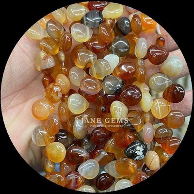 Carnelian Black Agate Gem Bead Crystal Water Natural Drop Shape Stone Loose Bead Strands Untuk Gelang