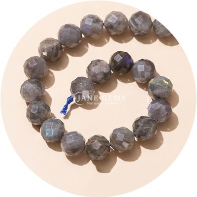 Grosir Authentic Batu permata alami manik-manik longgar berfaceted kristal manik-manik longgar mawar quartz batu manik untuk kerajinan