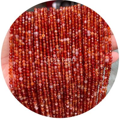 Grosir Batu permata semi berharga manik-manik berfacet yang berfacet aksesoris manik-manik batu longgar Rose Quartz manik-manik spacer untuk perhiasan