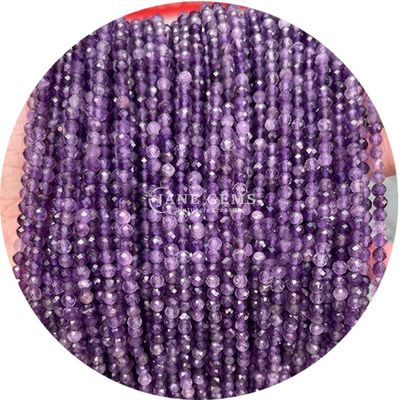 Grosir Batu permata semi berharga manik-manik berfacet yang berfacet aksesoris manik-manik batu longgar Rose Quartz manik-manik spacer untuk perhiasan